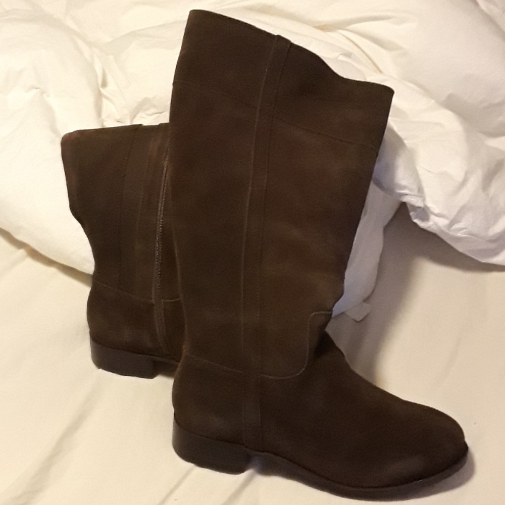 NWT Torrid suede knee high boots wide calf 10w